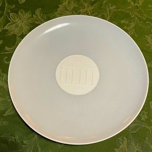 Rare Vtg KPM Porcelain Plate Bisque Relief Medallion Berlin Colosseum Chariot